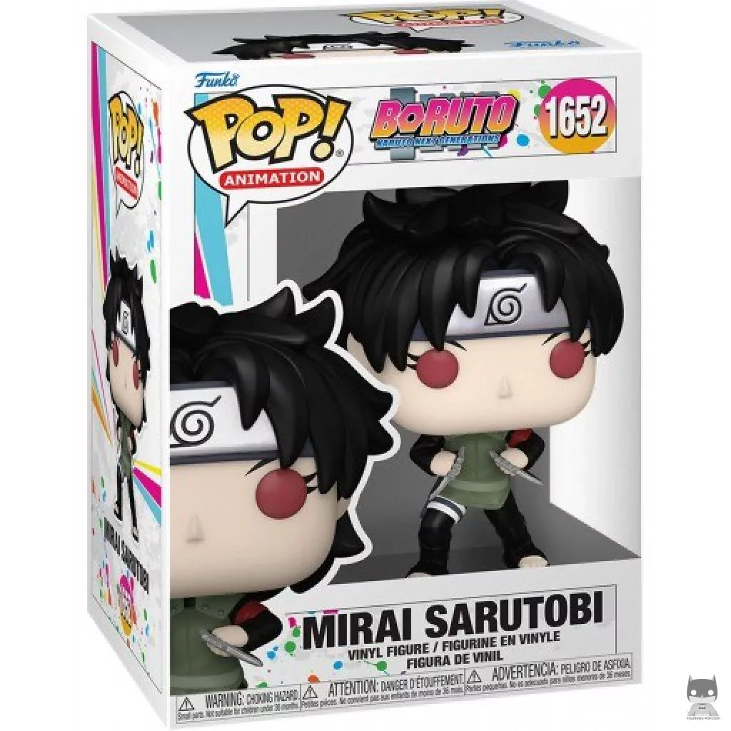 Figura Funko Pop! Mirai Sarutobi en su caja