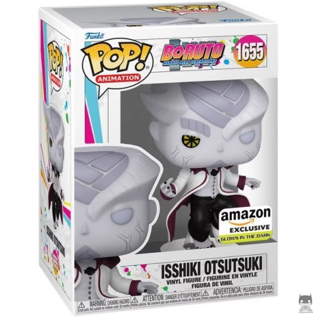 Figura Funko Pop! Isshiki Otsutsuki (Brilla en la oscuridad) en su caja