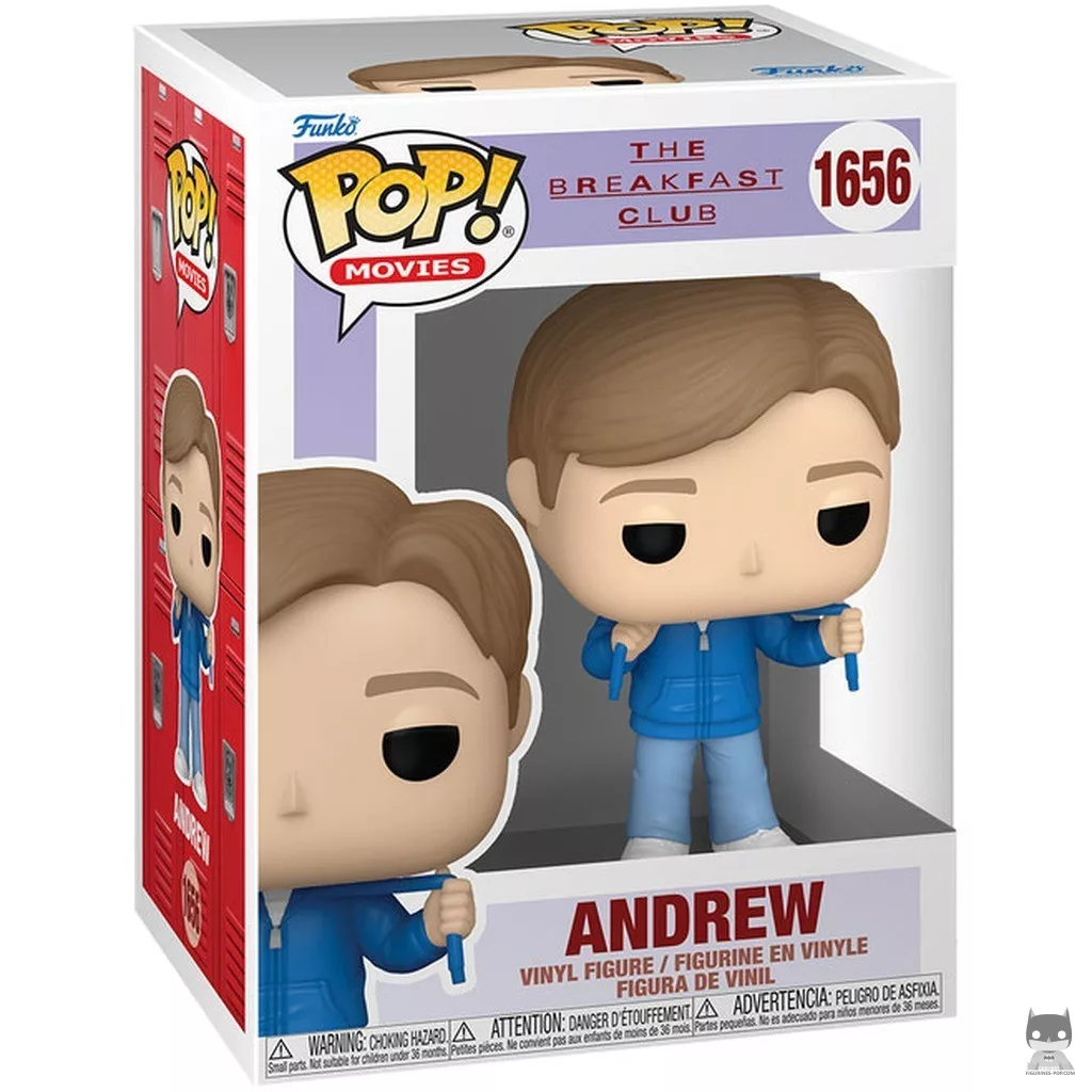Figura Funko Pop! Andrew Clark en su caja