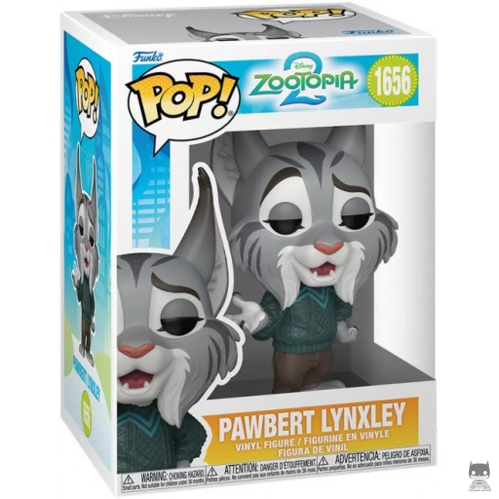 Figura Funko Pop! Pawbert Lynxley en su caja