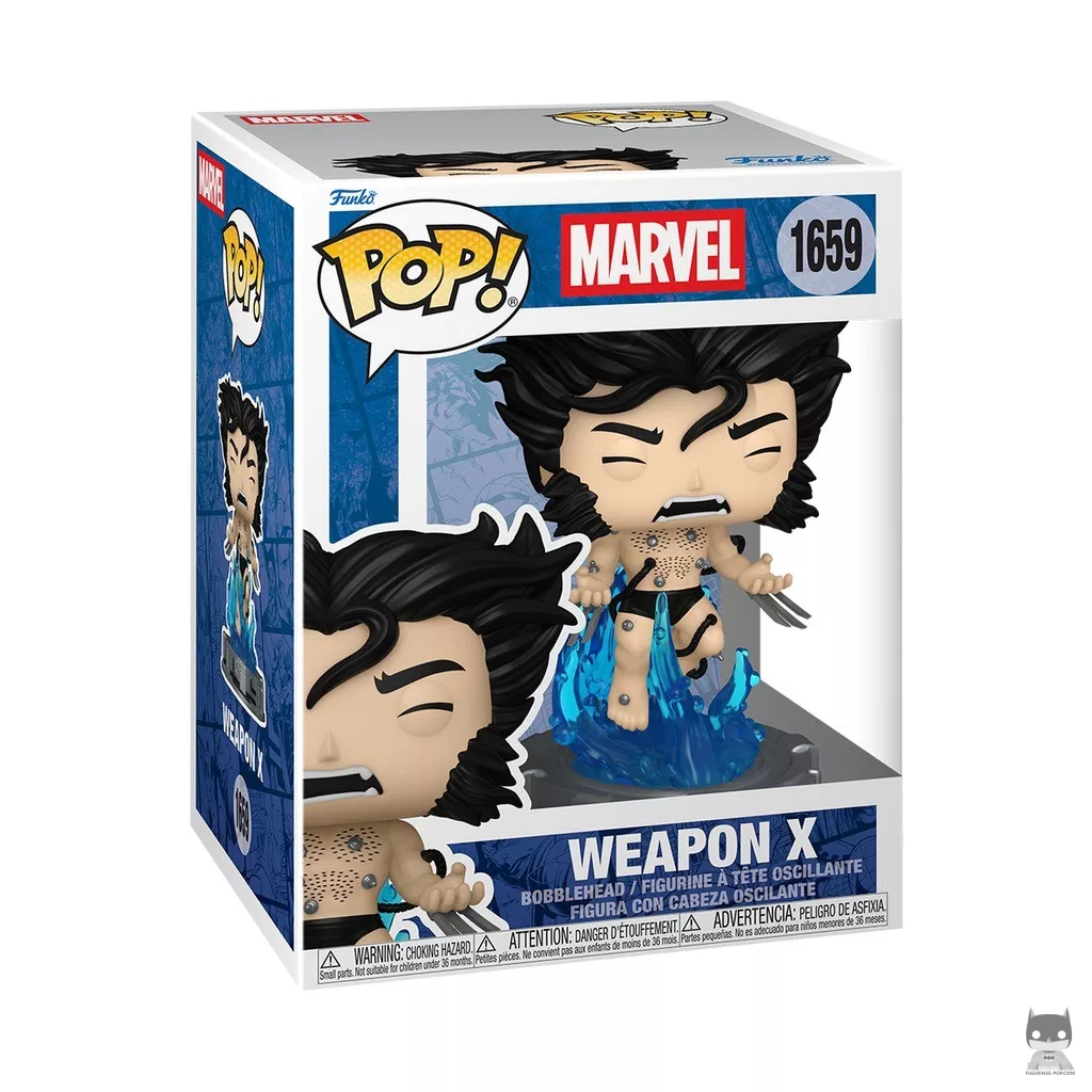 Figura Funko Pop! Arma X (Programa Arma X) en su caja
