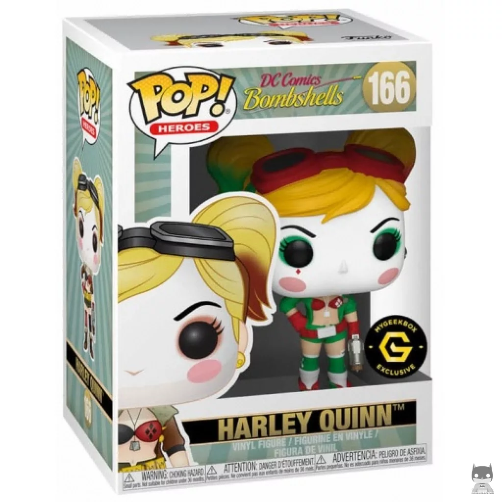 Figura Funko Pop! Harley Quinn (Navidad) en su caja