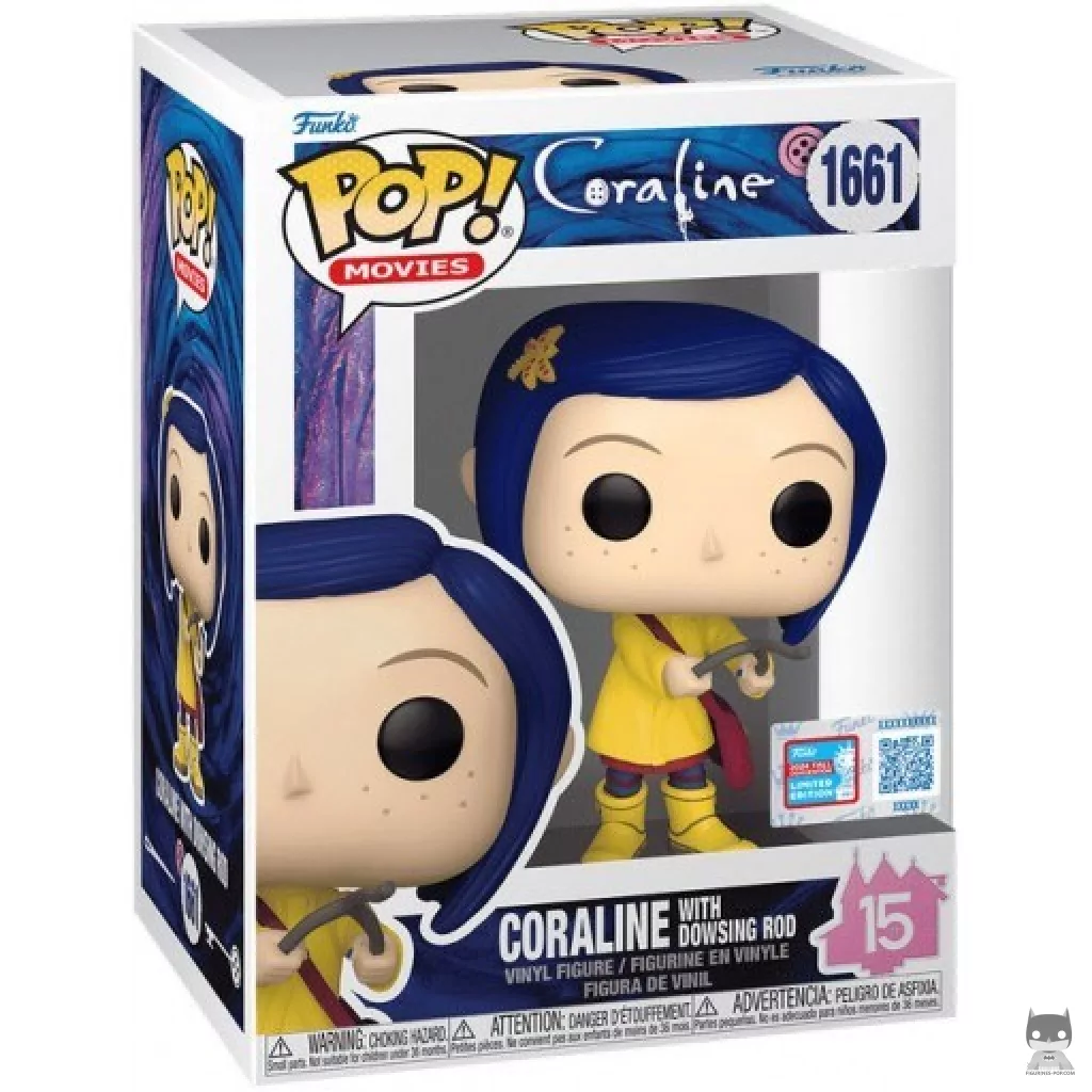 Figura Funko Pop! Coraline en su caja