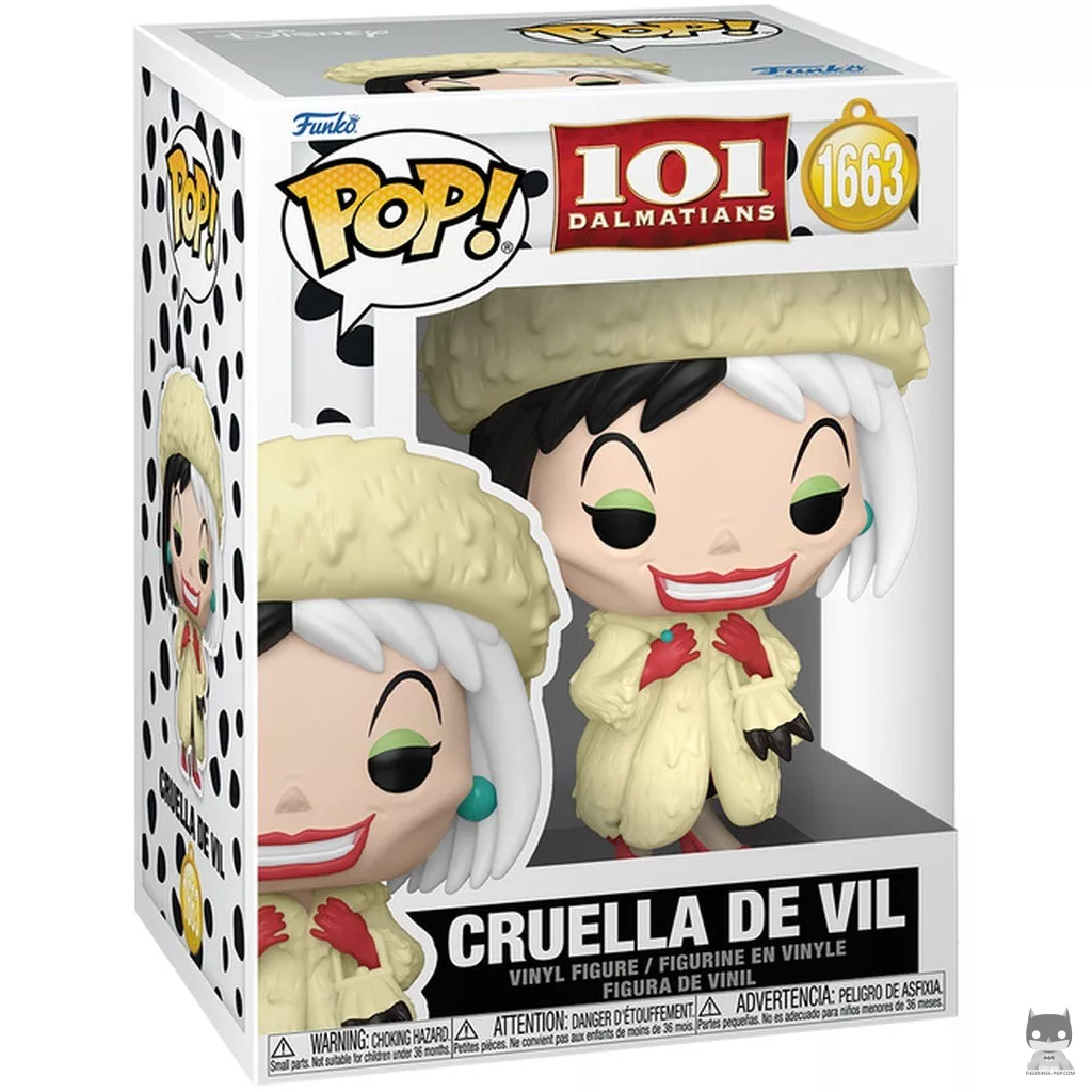 Figura Funko Pop! Cruella de Vil en su caja