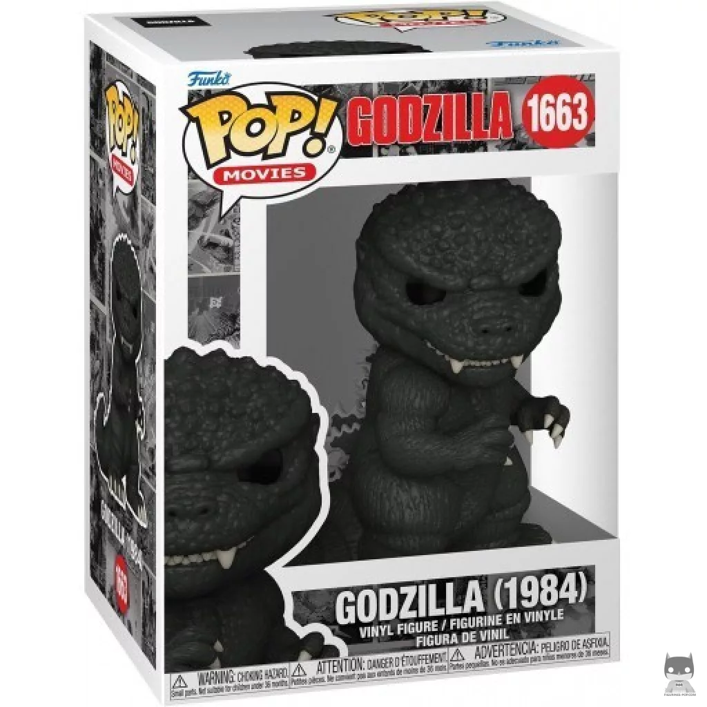 Figura Funko Pop! Godzilla (1984) en su caja