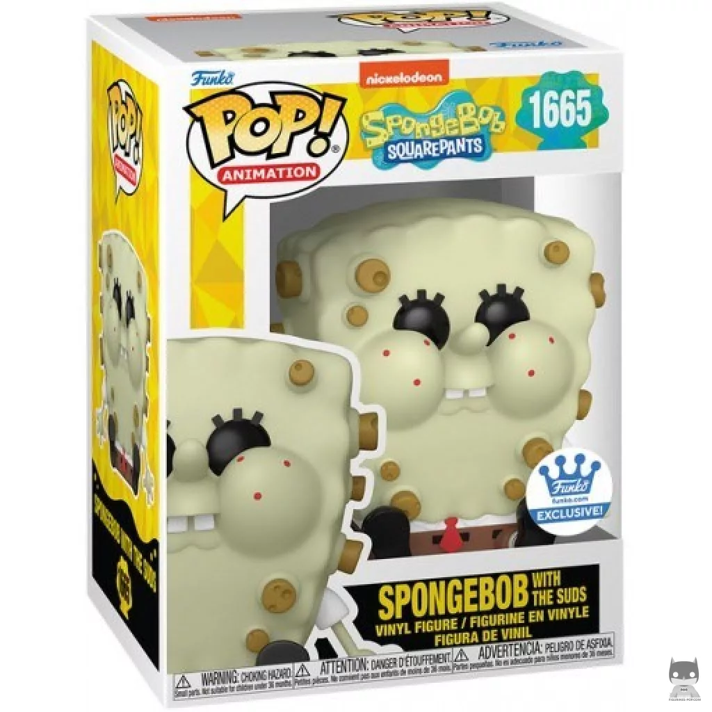 Figura Funko Pop! Bob Esponja con la gripe en su caja