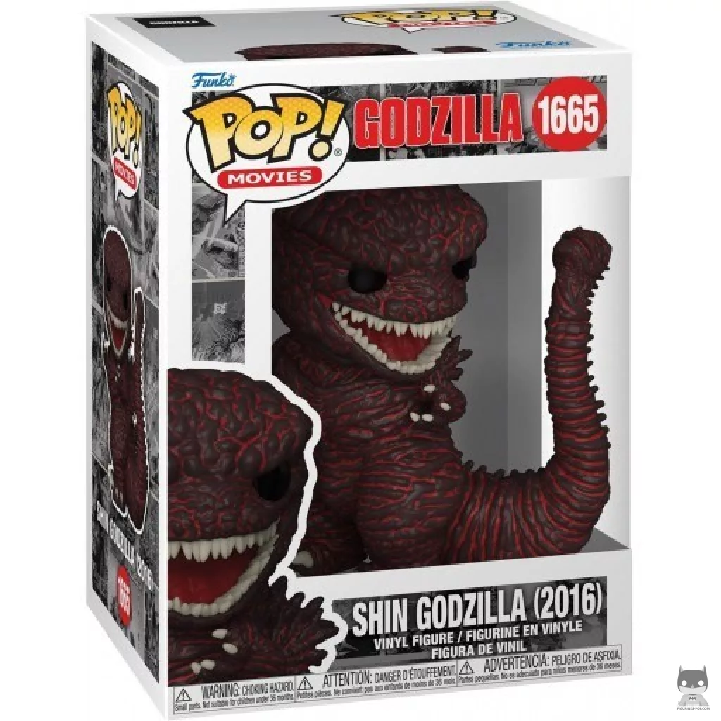 Figura Funko Pop! Godzilla (2016) en su caja