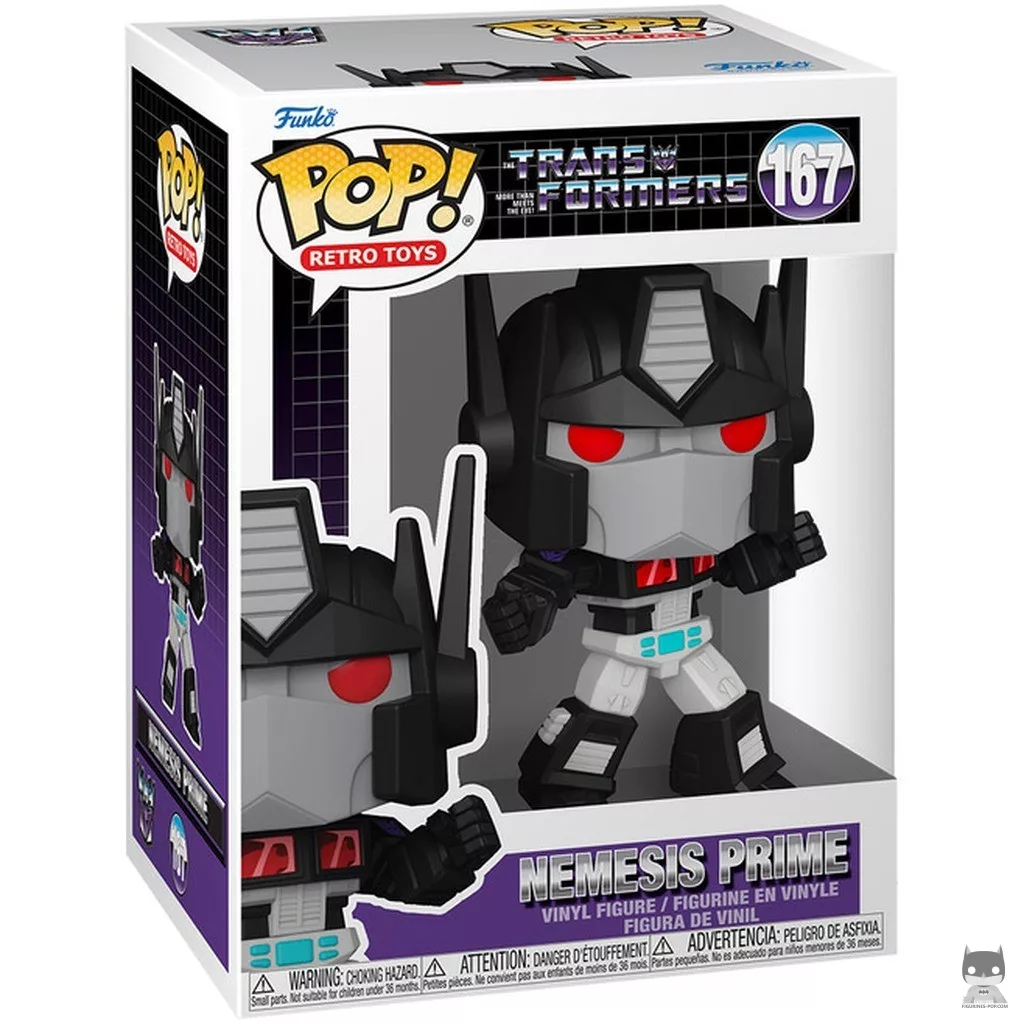 Figura Funko Pop! Nemesis Prime en su caja