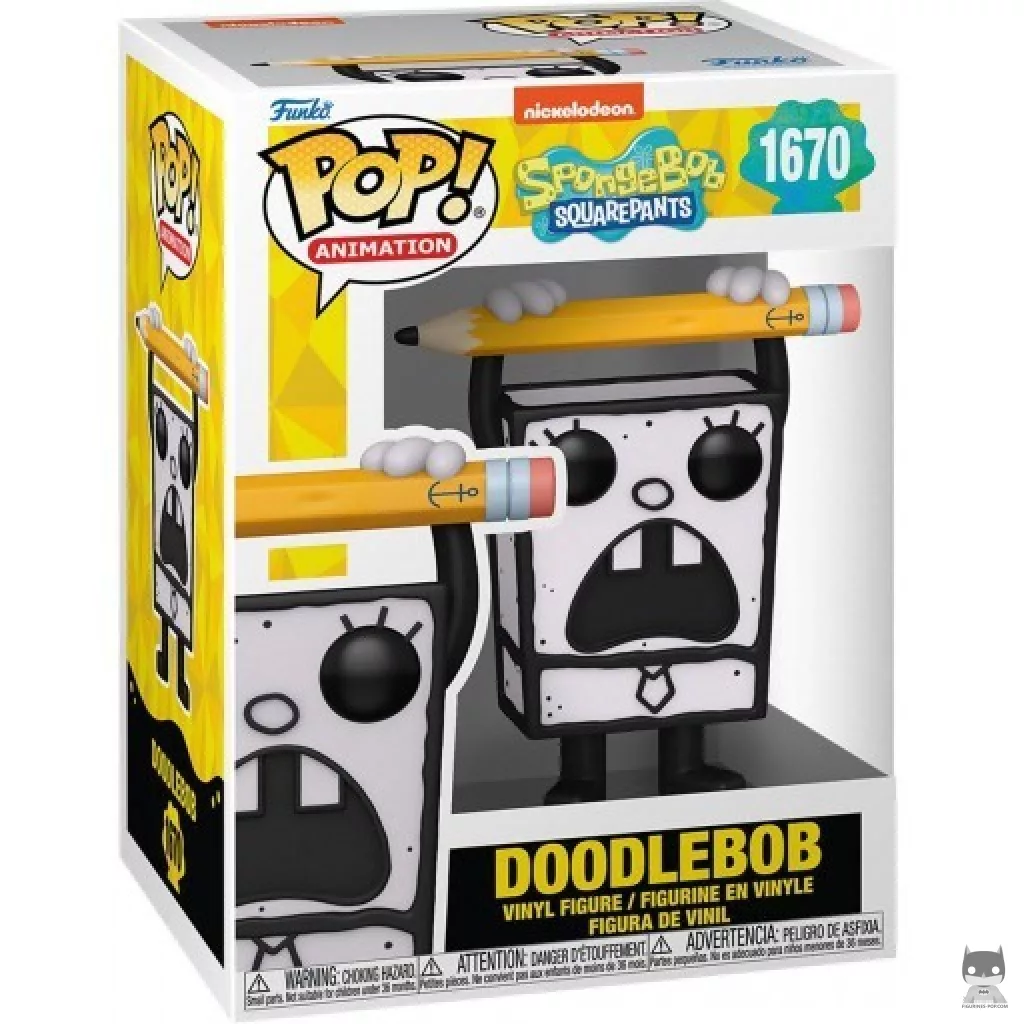 Figura Funko Pop! DoodleBob en su caja