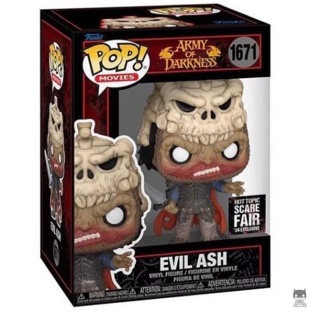 Figura Funko Pop! Ash malvado en su caja
