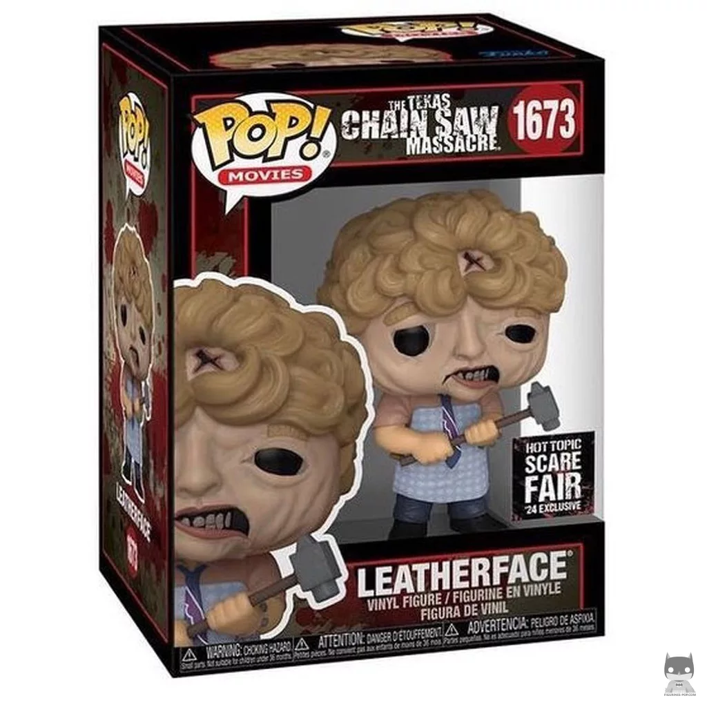 Figura Funko Pop! Leatherface en su caja
