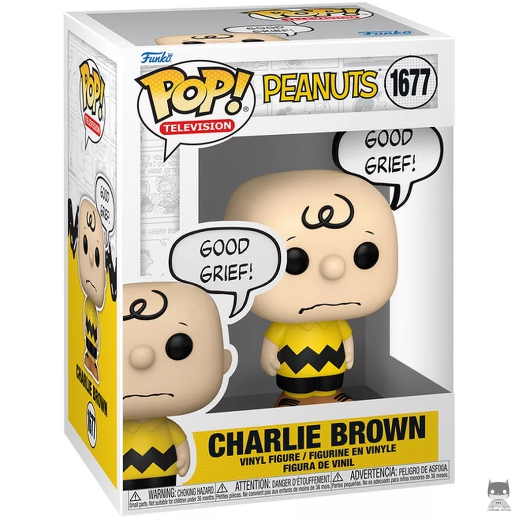 Figura Funko Pop! Charlie Brown en su caja