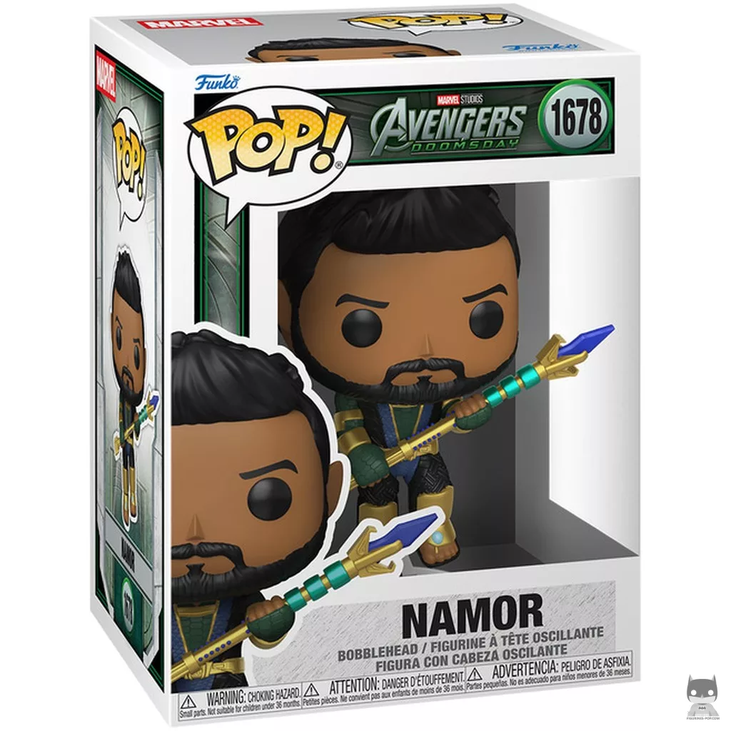 Figura Funko Pop! Namor en su caja