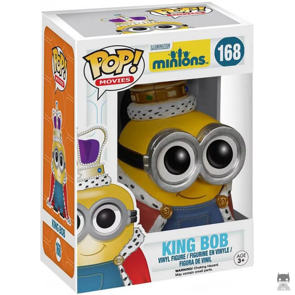 Figura Funko Pop! Rey Bob en su caja