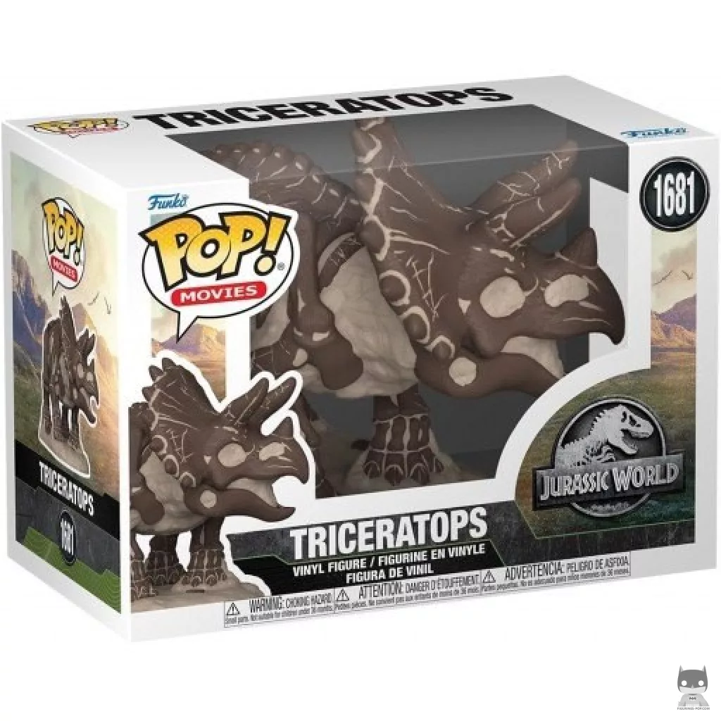 Figura Funko Pop! Triceratops (Fósil) en su caja