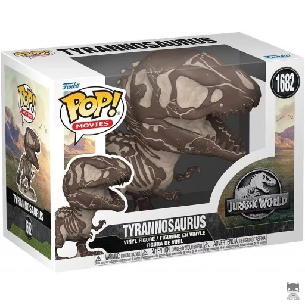 Figura Funko Pop! Tiranosaurio (Fósil) en su caja