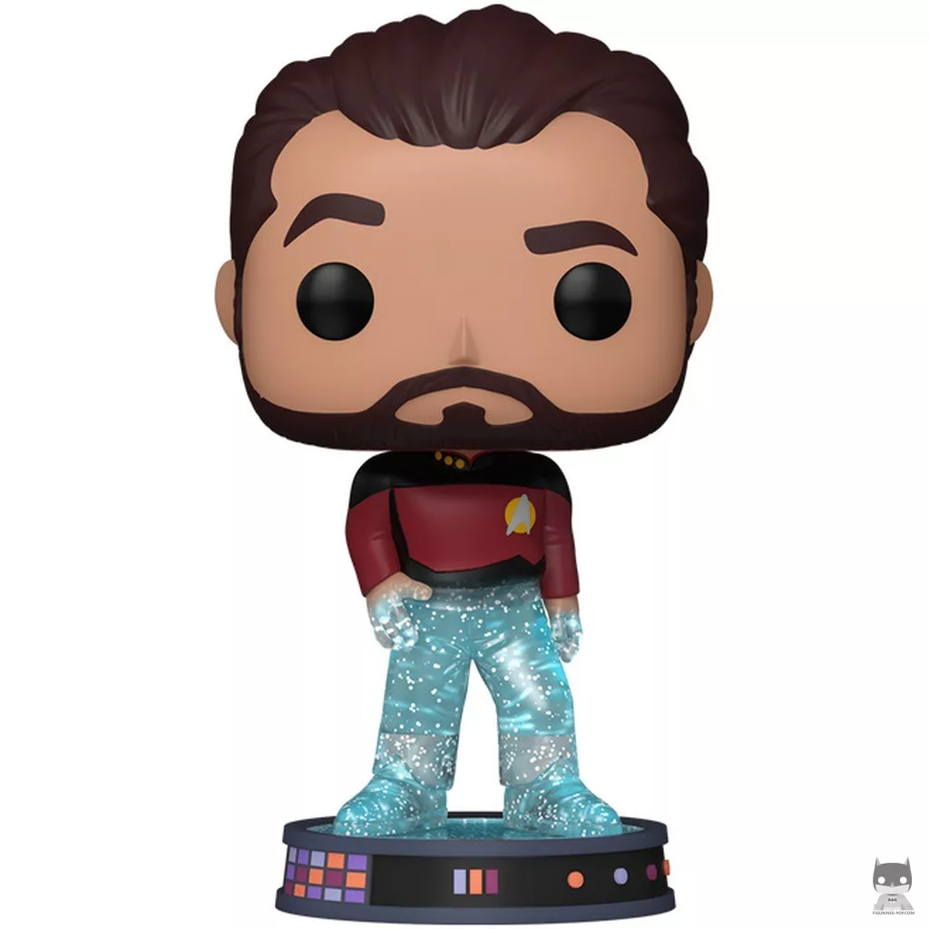 Figura Funko Pop! William T. Riker (Purpurina) en su caja