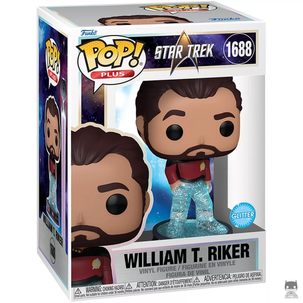 Figura Funko Pop! William T. Riker (Purpurina) (Star Trek)