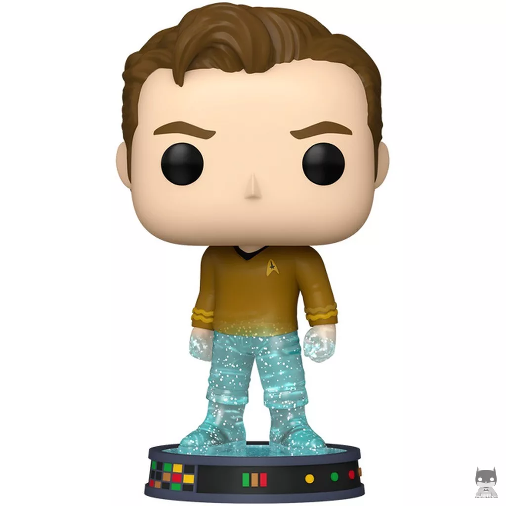 Figura Funko Pop! James T. Kirk (Purpurina) en su caja