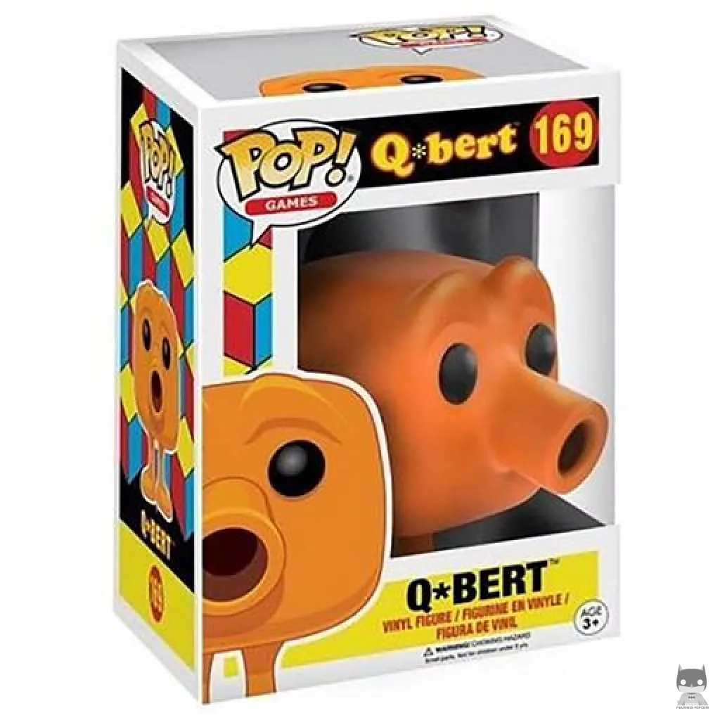 Figura Funko Pop! Q*Bert en su caja