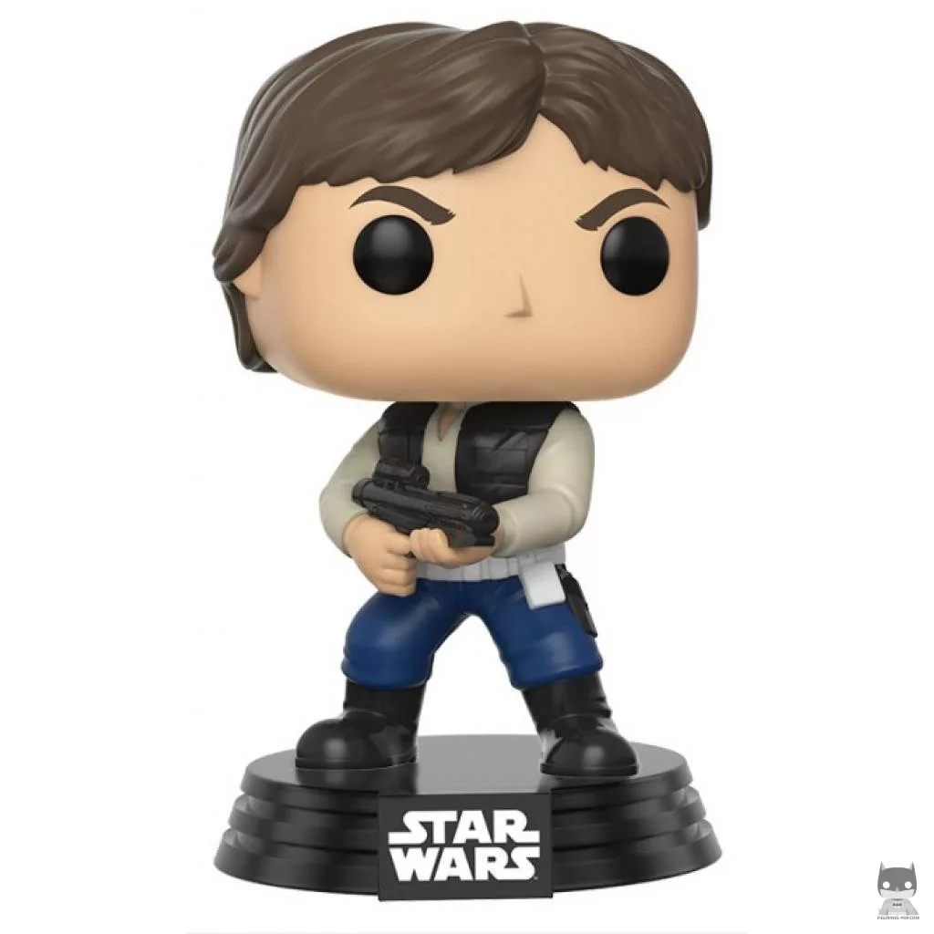 Figura Funko Pop! Han Solo en pose de acción (Star Wars: Episodio VII, El despertar de la Fuerza)
