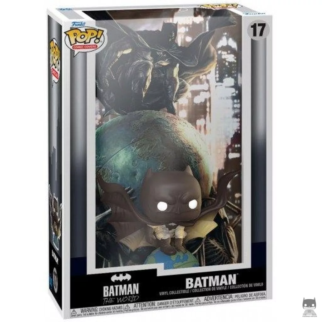 Figura Funko Pop! Batman The World en su caja