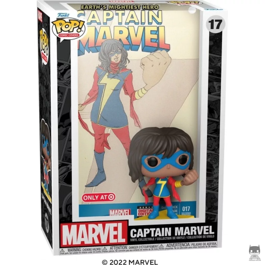 Figura Funko Pop! Capitana Marvel en su caja