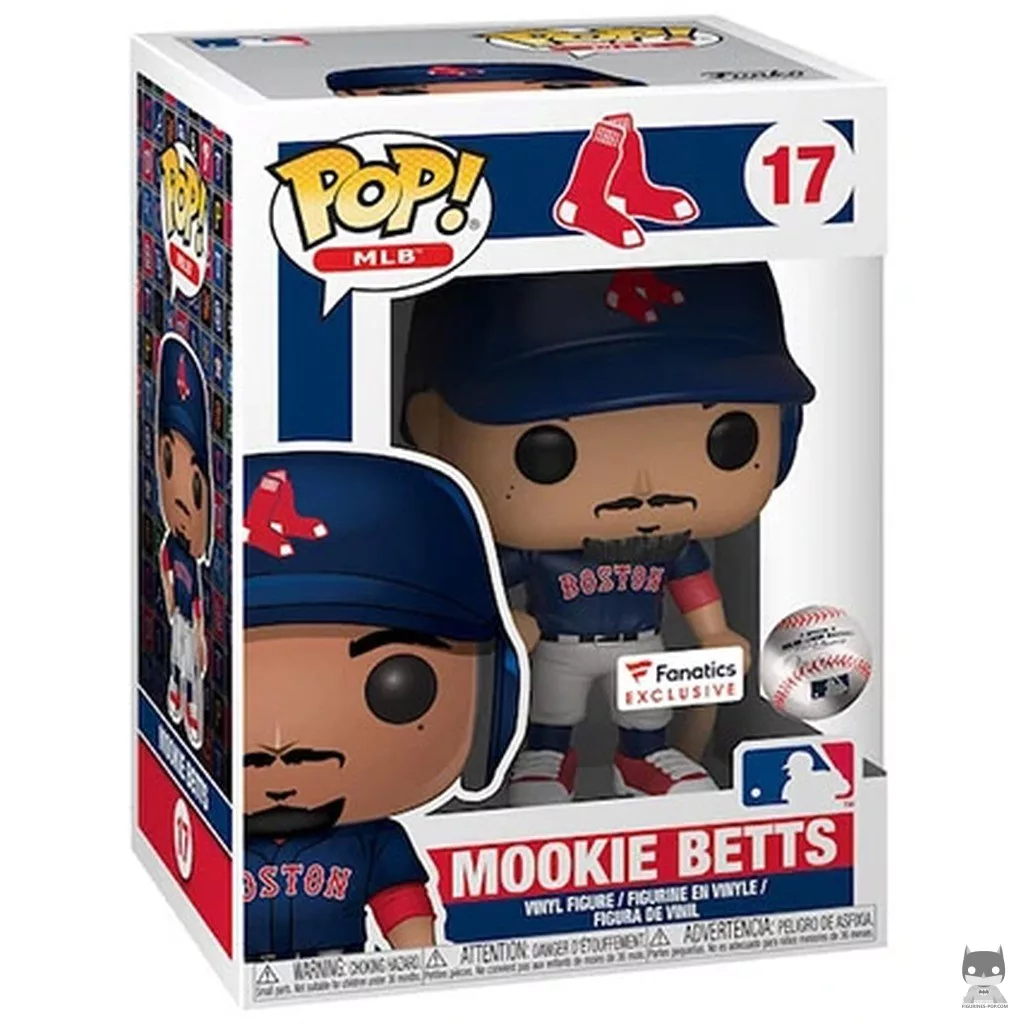 Figura Funko Pop! Mookie Betts en su caja