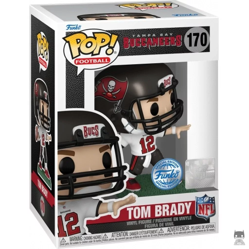 Figura Funko Pop! Tom Brady en su caja