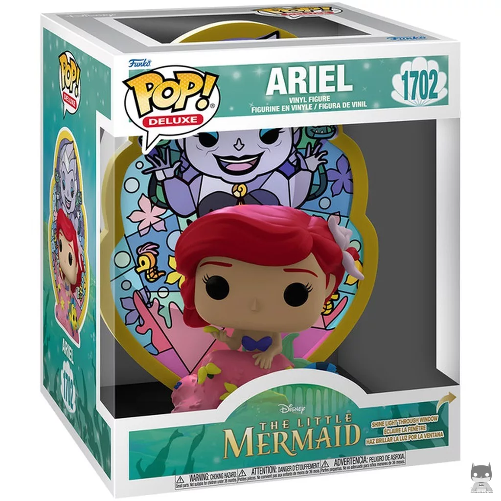 Figura Funko Pop! Ariel (Vidriera) en su caja
