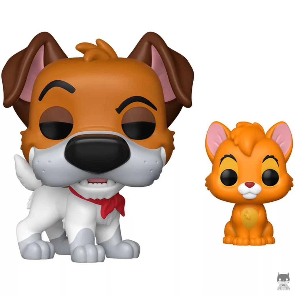 Figura Funko Pop! Dodger con Oliver (Oliver y su pandilla)