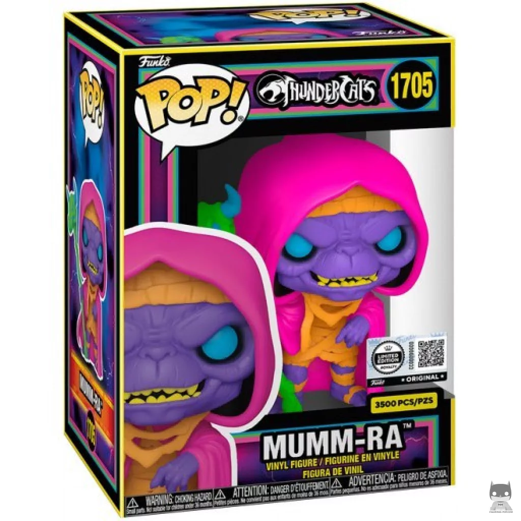 Figura Funko Pop! Mumm-Ra (Luz negra) en su caja