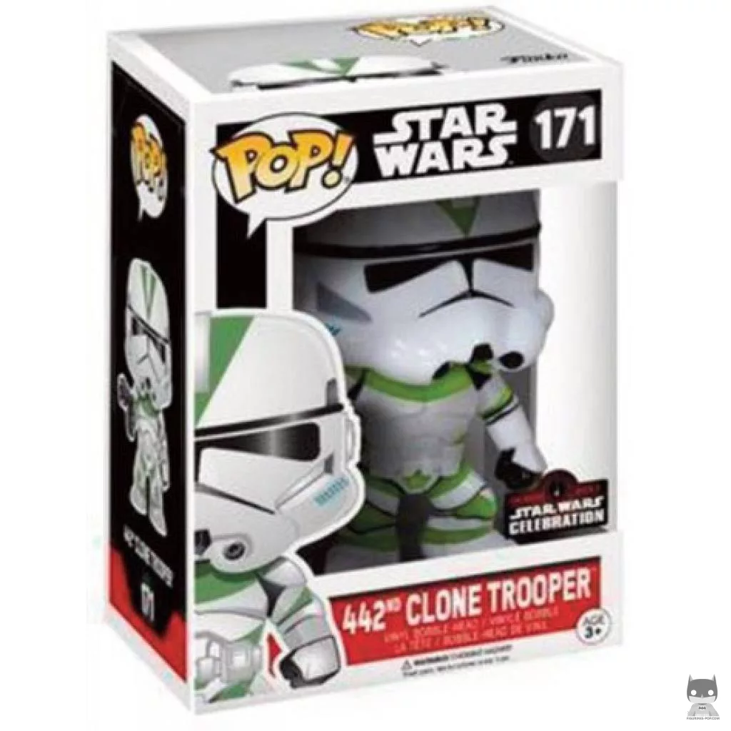 Figura Funko Pop! Clone Trooper de la 442 en su caja
