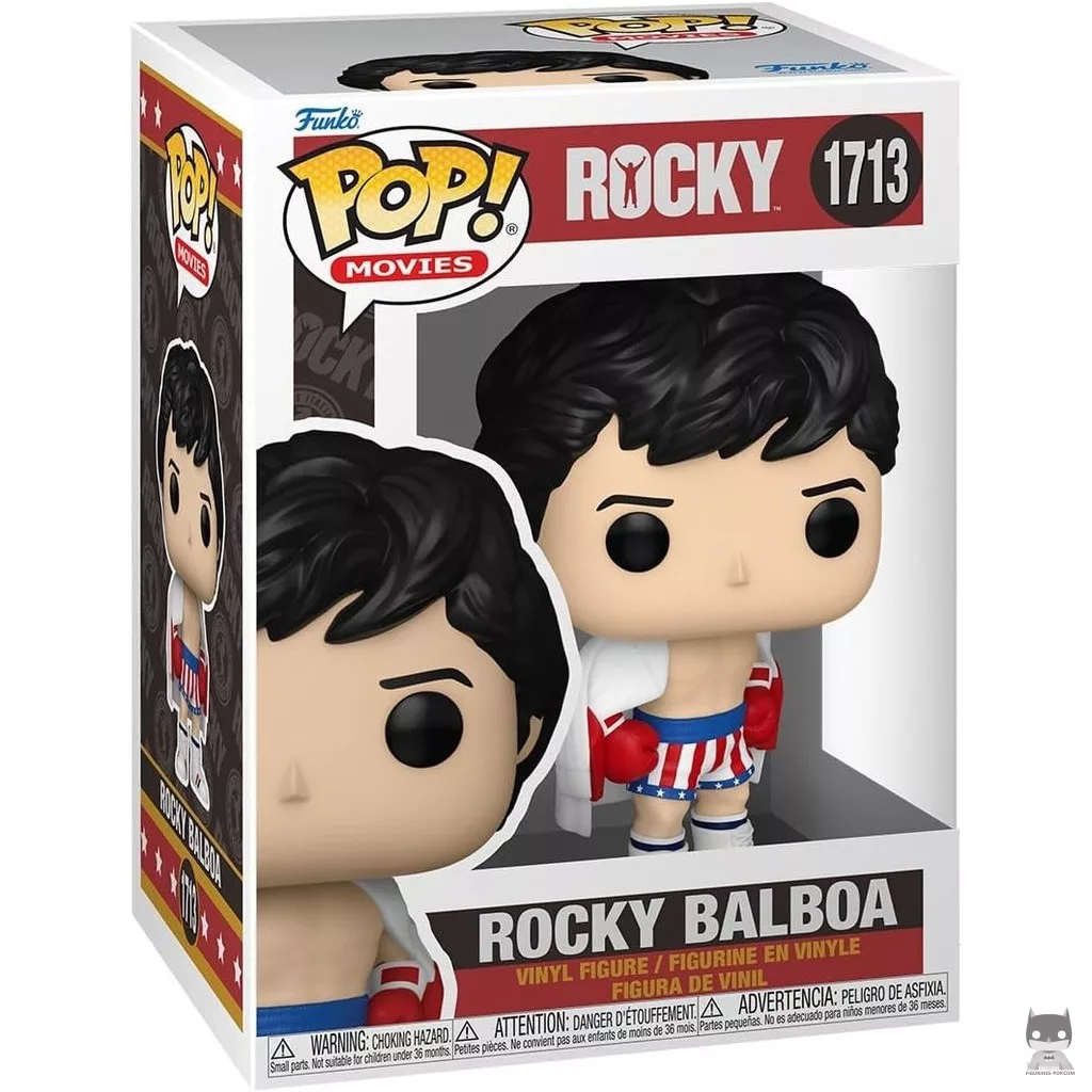 Figura Funko Pop! Rocky Balboa en su caja