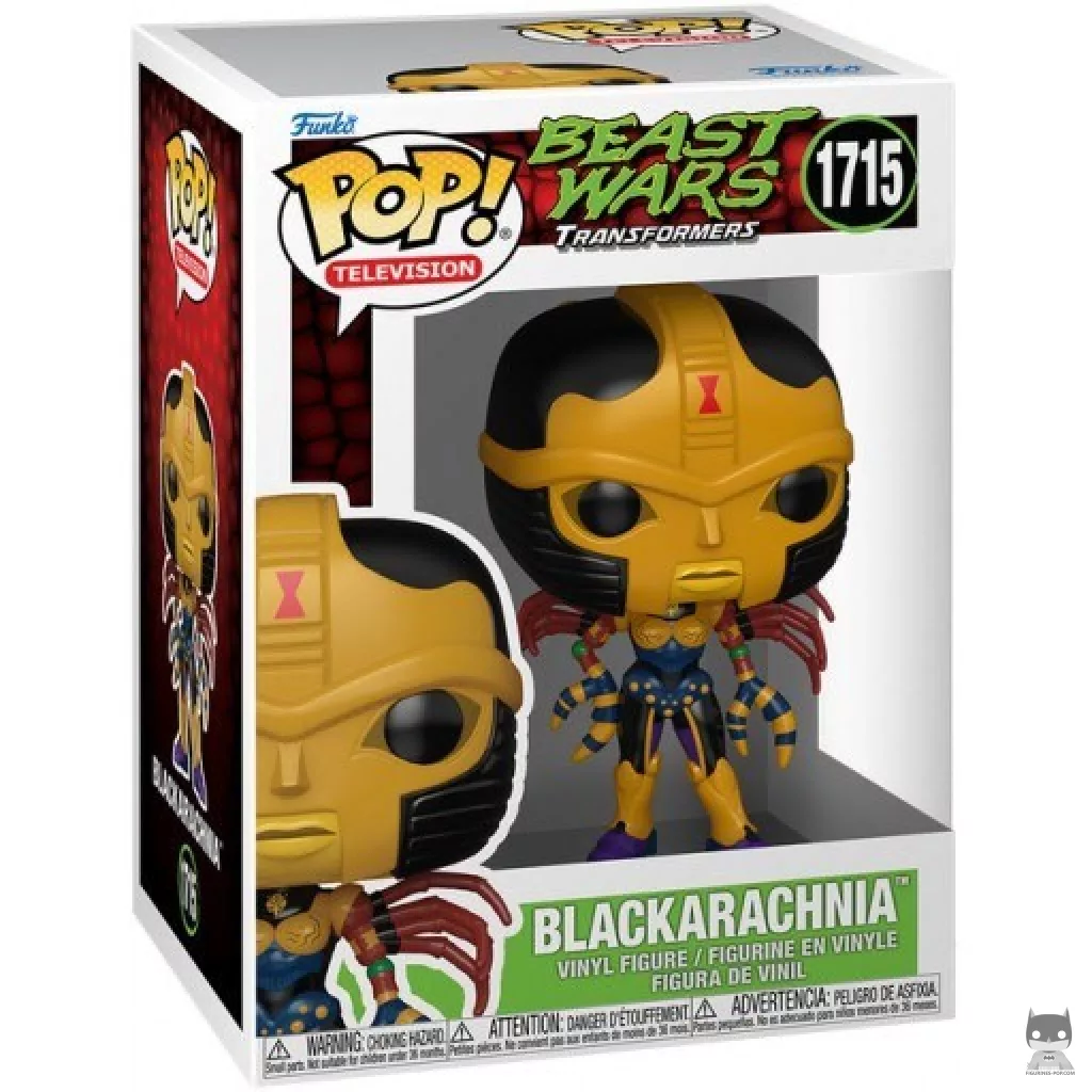Figura Funko Pop! Blackarachnia en su caja