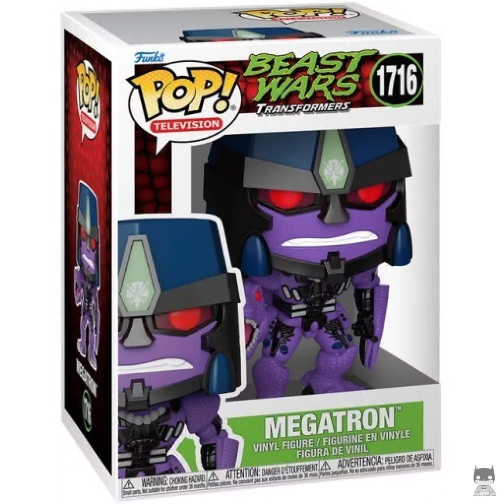 Figura Funko Pop! Megatron en su caja