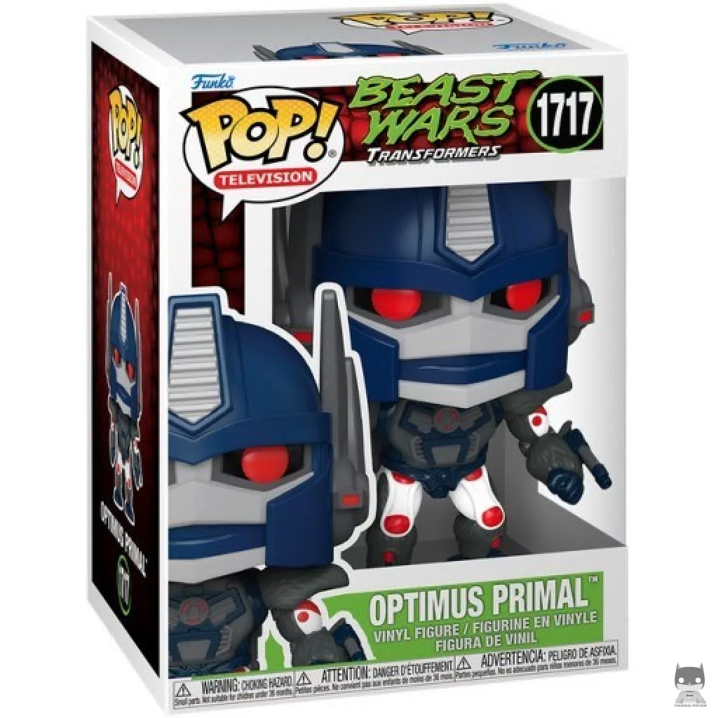 Figura Funko Pop! Optimus Primal en su caja