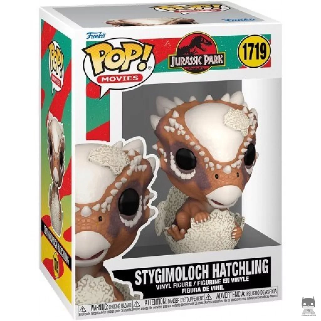 Figura Funko Pop! Cría de Stygimoloch en su caja