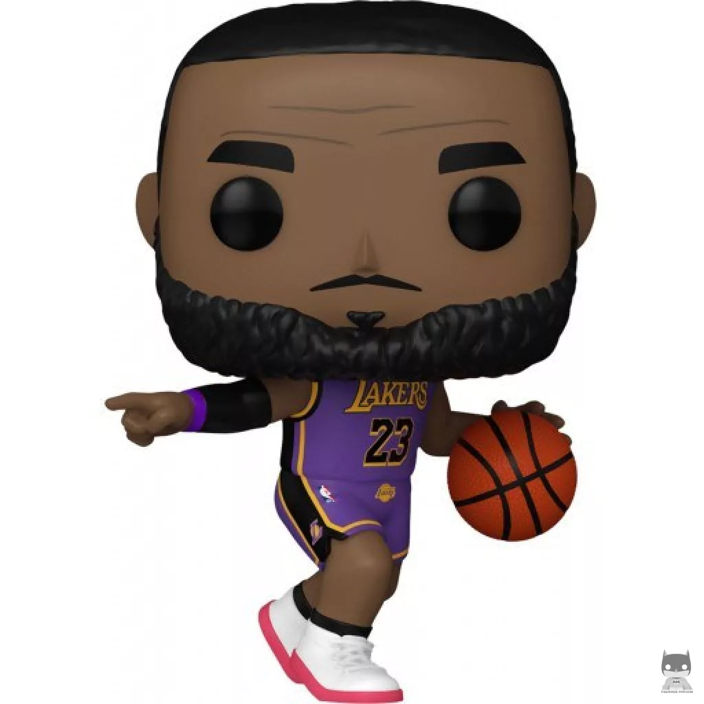 Figura Funko Pop! LeBron James (Camiseta morada) (NBA)
