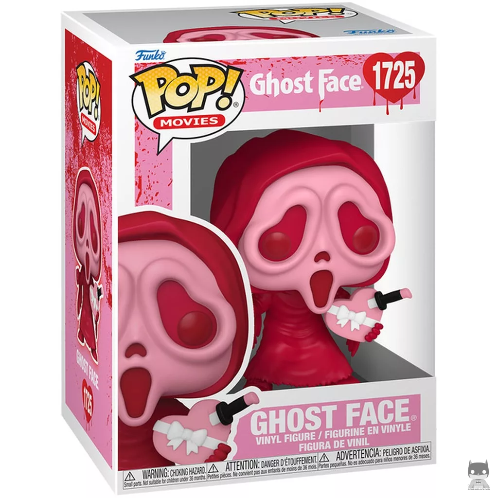 Figura Funko Pop! Ghost Face (San Valentín) en su caja