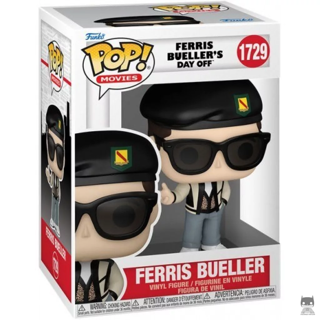 Figura Funko Pop! Ferris Bueller en su caja