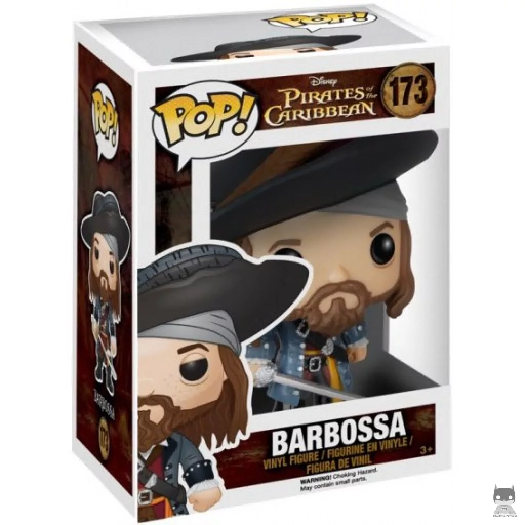 Figura Funko Pop! Capitán Barbossa en su caja