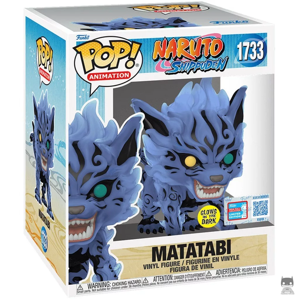 Figura Funko Pop! Matatabi (Supersized & Brilla en la oscuridad) en su caja