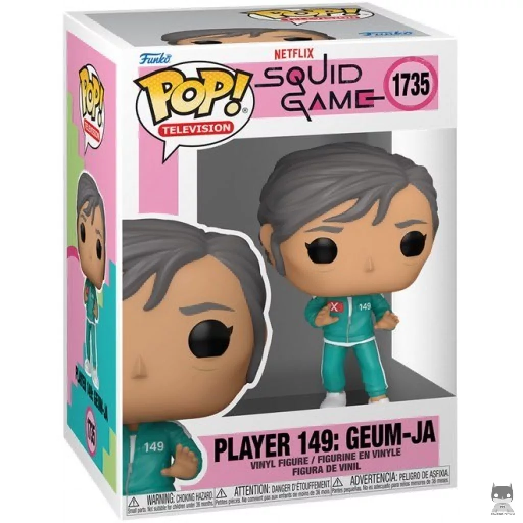 Figura Funko Pop! Jugador 149: Geum-Ja en su caja