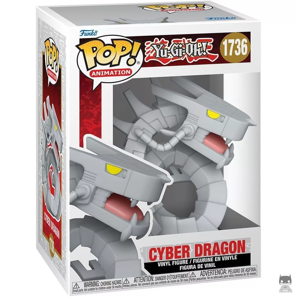 Figura Funko Pop! Dragón Cibernético en su caja