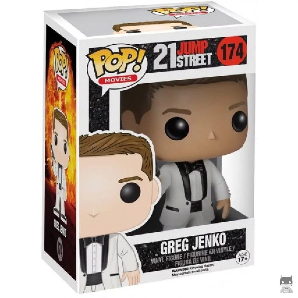 Figura Funko Pop! Greg Jenko en su caja