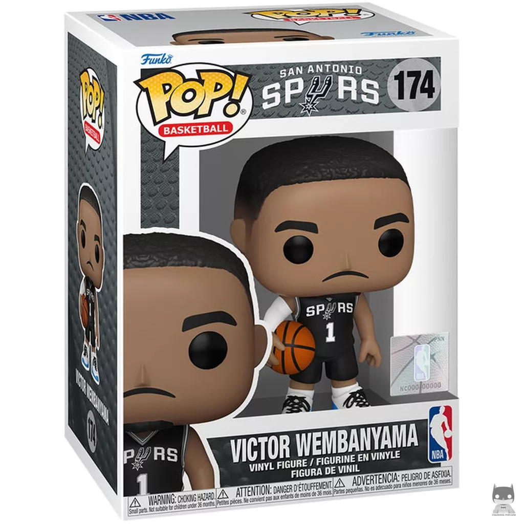 Figura Funko Pop! Victor Wembanyama en su caja