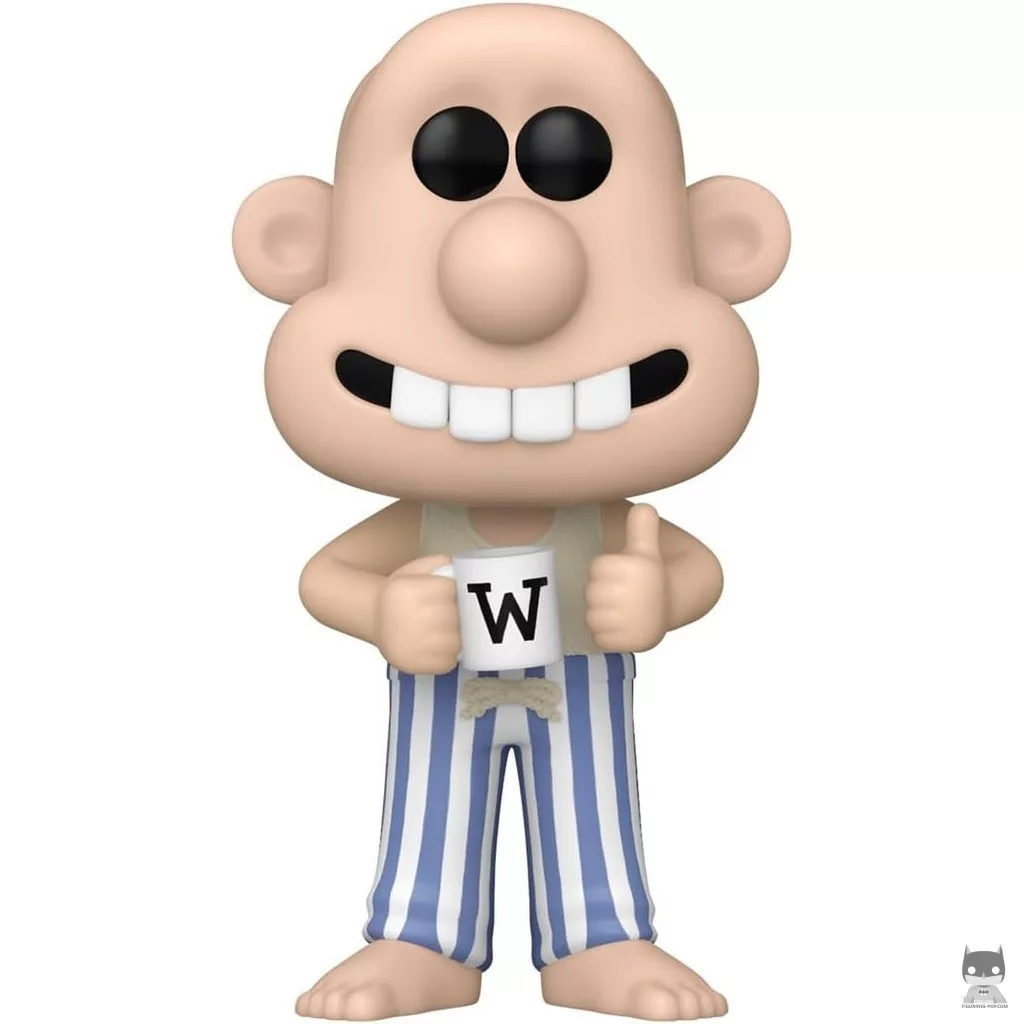 Figura Funko Pop! Wallace en pijama (Wallace y Gromit)