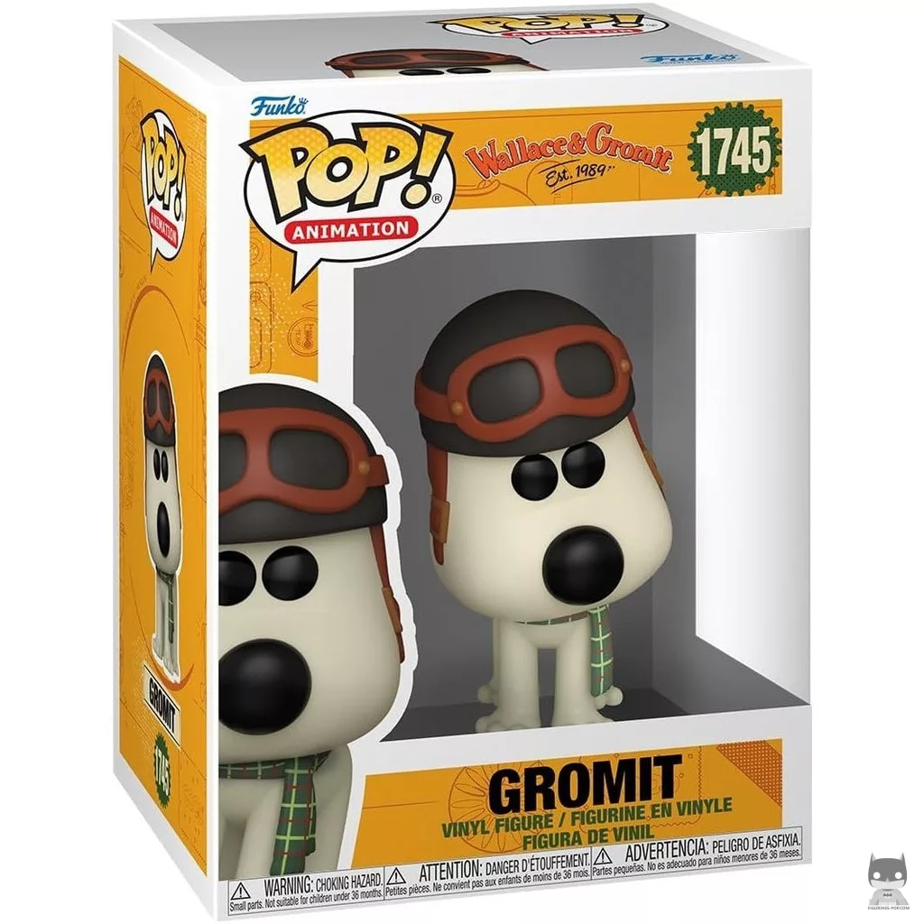 Figura Funko Pop! Gromit en su caja