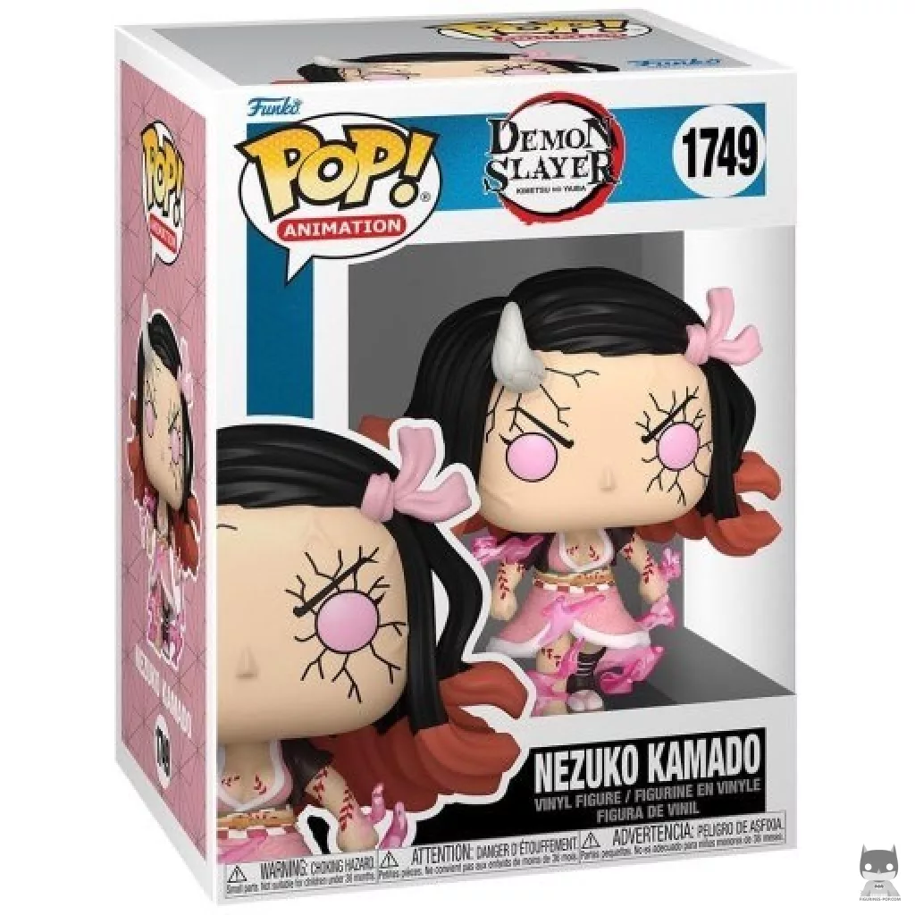 Figura Funko Pop! Nezuko Kamado (Forma demoníaca) en su caja